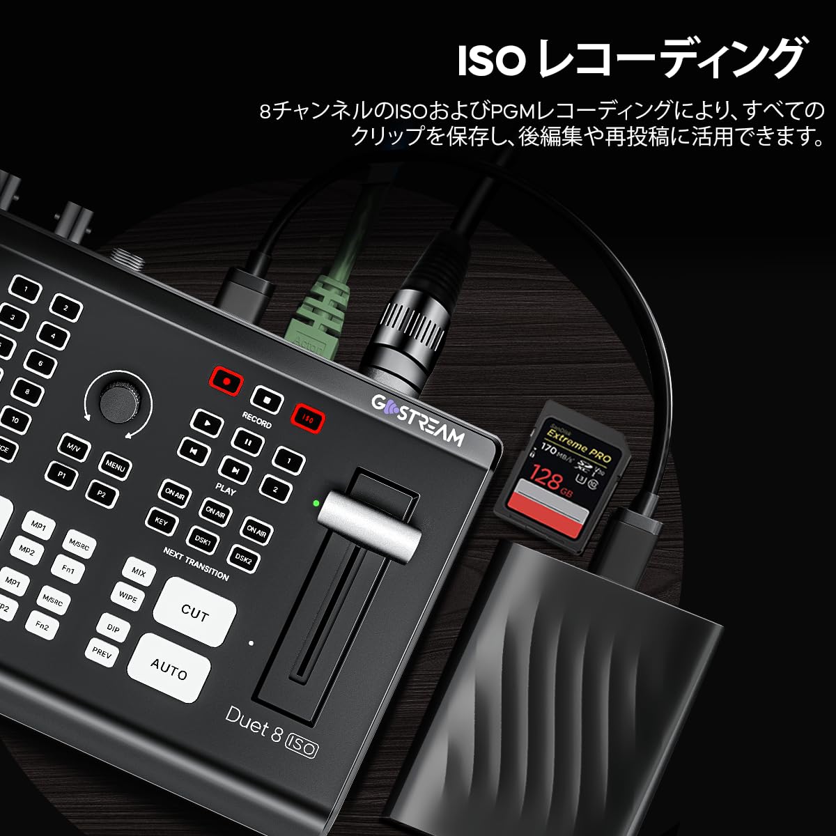 Amazon | Osee GoStream Duet 8 ISO 8チャンネルビデオスイッチャー